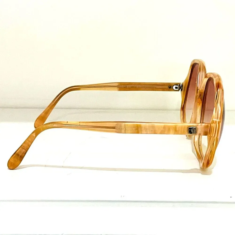 Original Vintage Sunglasses Anne Klein Riviera Mod 50 Made in Italy 1970s Retro - Picture 5 of 10